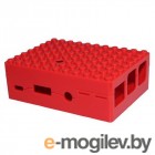 RA183    ACD Red ABS Plastic Building Block case for Raspberry Pi 3