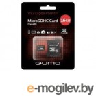   QUMO MicroSDHC 16GB lass 10   SD, -  