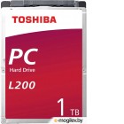 HDD.   Toshiba Sata-III 1Tb L200 Slim (HDWL110UZSVA)