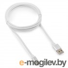  USB 2.0 Cablexpert CC-S-mUSB01W-1M, AM/microB,  Silver,  1, , 