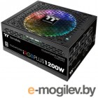   Thermaltake ATX 1200W Toughpower iRGB Plus 80+ platinum (24+4+4pin) APFC 140mm fan color LED 12xSATA Cab Manag RTL