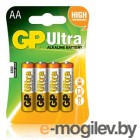  GP Ultra Alkaline 15AU LR6 AA (4)