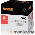 Hyperline FUTP4-C5E-S24-IN-PVC-GY-305 (FTP4-C5E-SOLID-GY-305) (305 )   ,  F/UTP,  5e, 4  (24 AWG),  (solid),  - , PVC, 20C  +75C, 