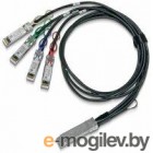    Mellanox passive copper hybrid cable, ETH 100GbE to 4x25GbE, QSFP28 to 4xSFP28, 1.5m, Colored, 30AWG, CA-N