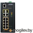 IGS-4215-8P2T2S  PoE     DIN- IP30 Industrial L2/L4 8-Port 10/100/1000T 802.3at PoE + 2-Port 10/100/100T + 2-Port 100/1000X SFP Managed Switch (-40~75 degrees C), dual redundant power input on 48~56VDC terminal bloc