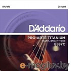    DAddario EJ87C Titanium Concert
