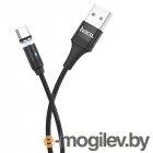 USB A/B/Micro/Mini/Type-C Hoco U76 Fresh Magnetic USB - Type-C Black 115182