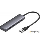 USB3.0- Ugreen [50985]  4xUSB 3.0 <Gray>