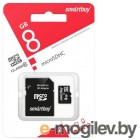   microSDHC (Transflash) 8GB Smart Buy (class 10)+SD 