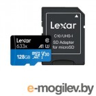   128Gb - SmartBuy MicroSD Class 10 Advanced U3 V30 A1 SB128GBSDU1A-AD   SD (!)