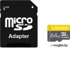  microSDHC 64Gb Usams  [ZB119TF01] Class 6 + SD 