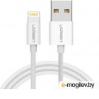 UGREEN USB-A Male to Lightning Male Cable Nickel Plating ABS Shell 0.5m US155 (White) (80313)