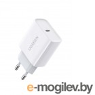 UGREEN Fast Charging Power Adapter with PD 20W EU CD137 (White) (60450)