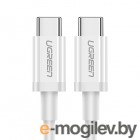 UGREEN USB-C 2.0 Male To USB-C 2.0 Male 3A Data Cable 1.5m US264 (60519) (White)
