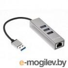  USB 3.0 -->RJ-45 1000Mbps +3 USB3.0, Aluminum Shell, 0.2 Telecom <TA311U>