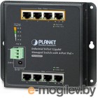  PLANET IP30 5-Port Gigabit Switch with 4-Port 802.3AT POE+ (-40 to 75 C)