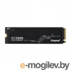  SSD M.2 Kingston 4.0Tb KC3000 Series <SKC3000D/4096G> (PCI-E 4.0 x4, up to 7000/7000Mbs, 1000000 IOPS, 3D TLC, NVMe, 3200TBW, Phison E18, 2280mm, LP graphen heatsink)
