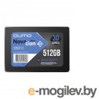  SSD 512GB QUMO Novation TLC 3D 2.5 (Q3DT-512GSY) 550/500 MB/s, SM2258XT