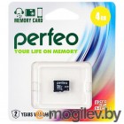   Perfeo MicroSDHC 4GB (Class 10) / PF4GMCSH10ES