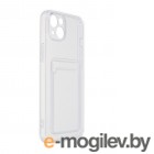  Zibelino  APPLE iPhone 14 Plus Silicone Card Holder Transparent ZSCH-IPH-14-PL-CAM-TRN