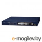  PLANET FGSW-2511P 24-Port 10/100TX 802.3at PoE + 1-Port Gigabit TP/SFP combo Ethernet Switch (190W PoE Budget, Standard/VLAN/QoS/Extend mode)
