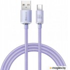  USB 2.0 AM - Type-C, Baseus CAJY000505 Crystal Shine Series Fast Charging Data Cable 100W 5 2m Purple