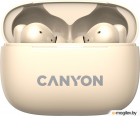  CANYON OnGo TWS-10 ANC+ENC, Bluetooth Headset, microphone, BT v5.3 BT8922F, Frequence Response:20Hz-20kHz, battery Earbud 40mAh*2+Charging case 500mAH, type-C cable length 24cm,size 63.97*47.47*26.5mm 42.5g, Beige