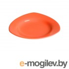 Тарелка глубокая керамическая, 225 мм, треугольная, серия Трабзон, оранжевая, PERFECTO LINEA (17-322200)