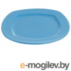 Тарелка обеденная керамическая, 275 мм, квадратная, серия Измир, синяя, PERFECTO LINEA (16-427401)