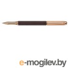 Ручка роллер Carandache Varius Ebony (4470.142) латунь черное дерево розовая позолота