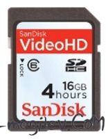 Sandisk Video HD SDHC Class 6 16GB