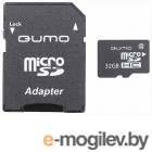 Карта памяти QUMO QM32GMICSDHC10U1 (microSDHC, UHS-1, 32GB)