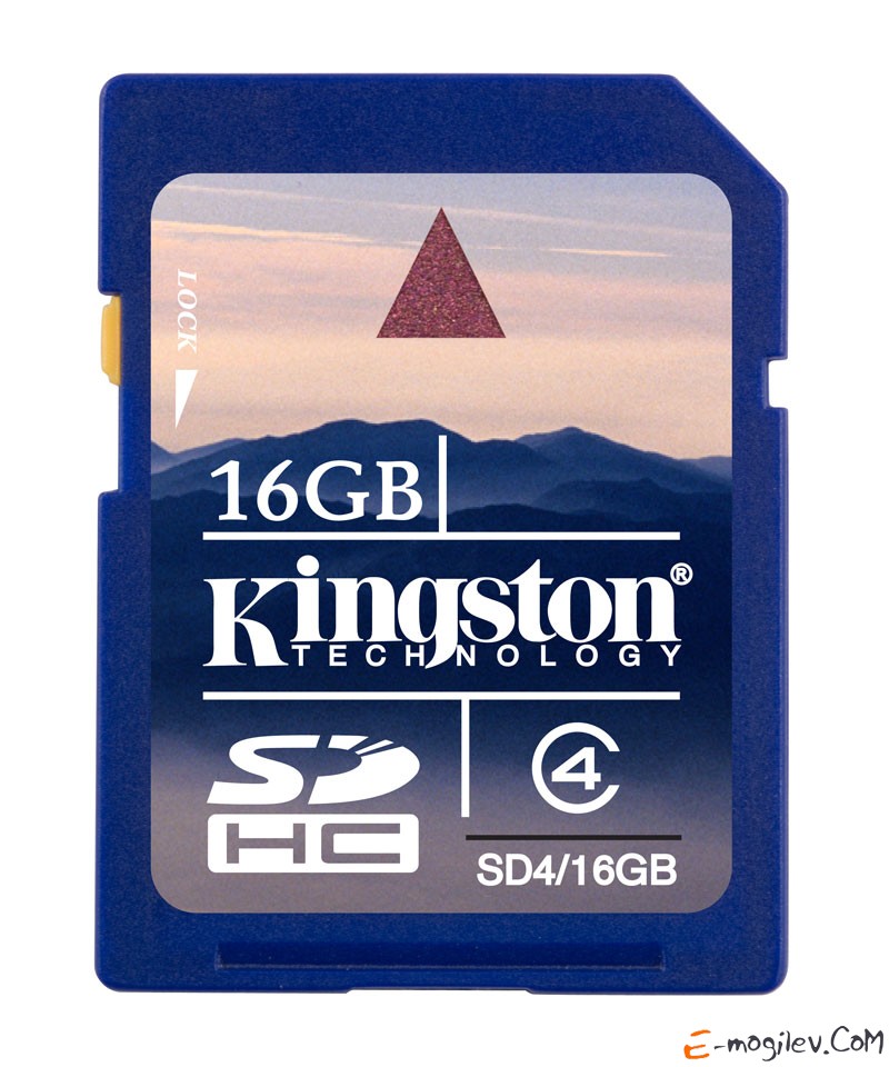Kingston SDHC Card 16Gb Class 4
