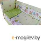 Комплект в кроватку Баю-Бай Забава К40-З3 (зеленый)