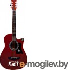Акустическая гитара Jervis JG-382C/RDS (красный)