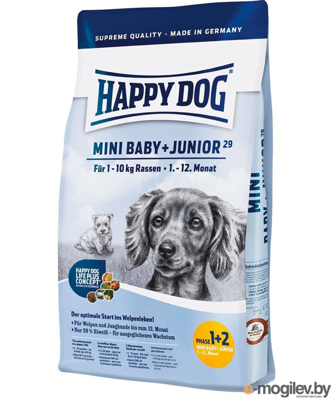 Купить корм для собаки ростов. Корм для собак Happy Dog Mini 1 кг. Корм Хэппи дог для собак мелких пород. Хэппи дог корм для собак консервы. Happy Dog NATURCROQ Junior 4 кг.