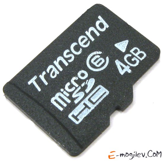 Transcend SDHC-micro Card 4Gb TS4GUSDHC6