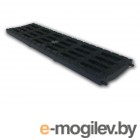 Решетка MEDIUM B-125 пластиковая (черный), РБ (Пластиковая решетка MEDIUM имеет длину 0,5 м., необходимо 2 шт на лоток MEDIUM.) (ecoteck)