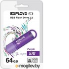 USB Flash Exployd 570 64GB (фиолетовый) [EX-64GB-570-Purple]