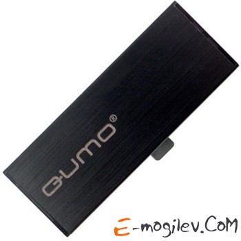 QUMO 16GB Aluminium Flash Drive Black