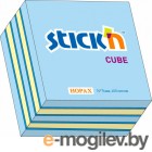 Cамоклеящийся блок 76*76, 400л., 3 цвета (неон+пастель), STICK