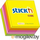 Cамоклеящийся неоновый блок 76*76, 400л, 5 цветов, STICK