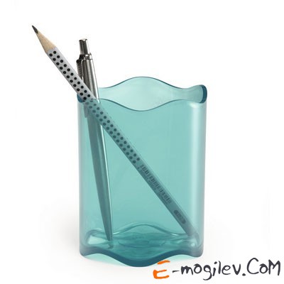 Подставка для ручек и карандашей TREND, прозрачный светло-голубой, пластик, Durable