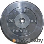 Диск для штанги MB Barbell Atlet d31мм 20кг (черный)