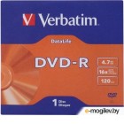 Компакт-диски,дискеты. DVD-R Verbatim 16x /4,7Gb/ [бумажный конверт] (43844)