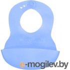 Нагрудник детский BabyOno 835 с регулируемой застёжкой (голубой)