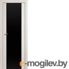 Дверь межкомнатная с комплектом установки ProfilDoors 8X 60x200 (эшвайт мелинга/триплекс черный)
