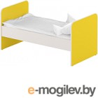 Односпальная кровать Славянская столица ДУ-КО14 (белый/желтый)