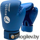 Боксерские перчатки, Шингарты. Боксерские перчатки RuscoSport 10oz (синий)
