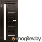 Дверь межкомнатная с комплектом установки Юни Двери Амати 04 60x200 (дуб венге/стекло белое)